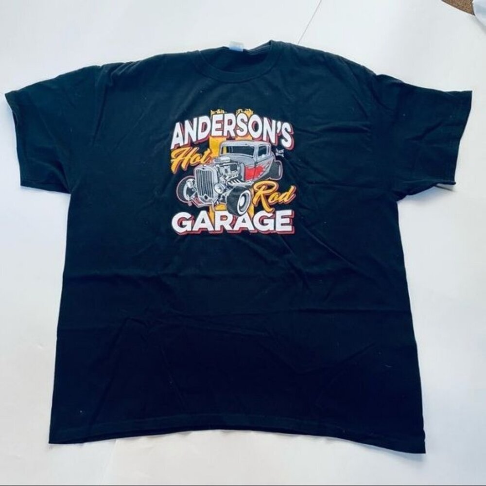 Gildan Anderson's Hot Rod Garage Graphic Tee Car Muscle Car Shirt Size XL